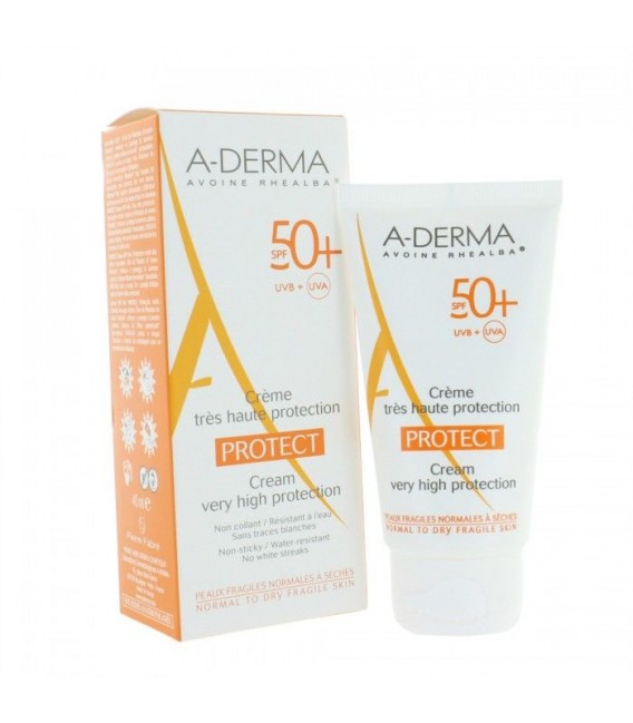 Aderma Solaire Protect Crème SPF50 40Ml