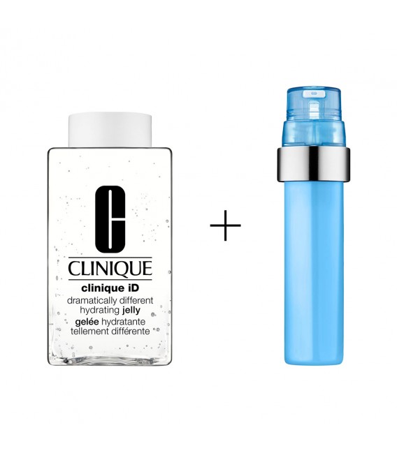 Clinique Base Gelée Hydratante 115Ml et Cartouche d'Actif Concentré Grains Irréguliers 10Ml