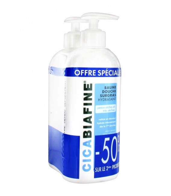 Cicabiafine Baume Douche 2x400Ml pas cher