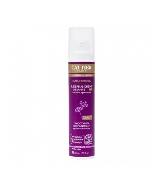 Cattier Sleeping Crème lissante Murmure éternel 50ml