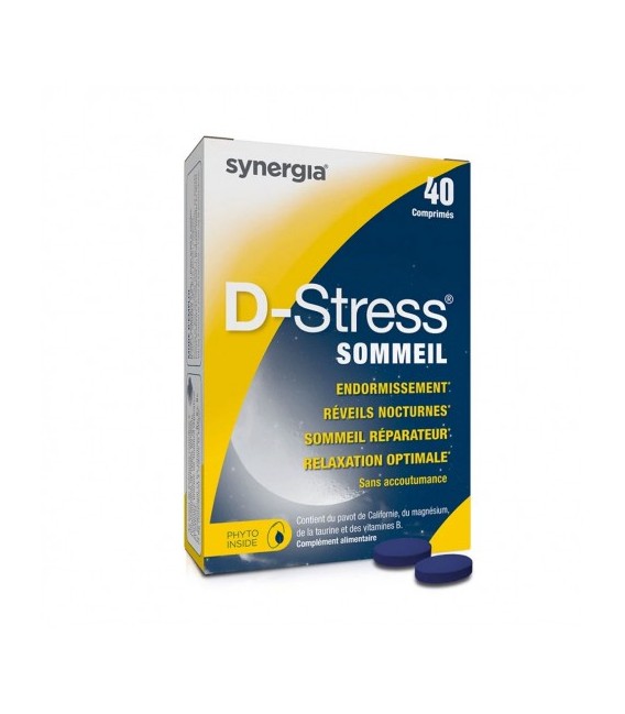 Synergia D-Stress Sommeil 40 Comprimés