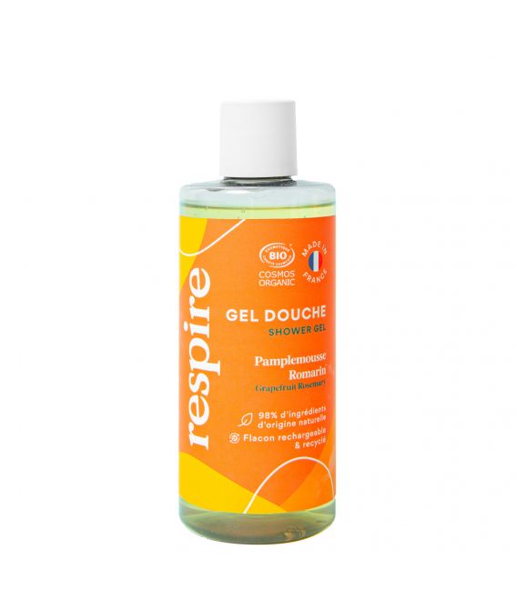 Respire Gel Douche Naturel 1L Pamplemousse Romarin